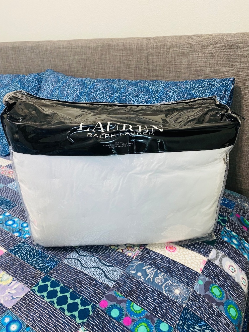 RL Graydon quilt King - White